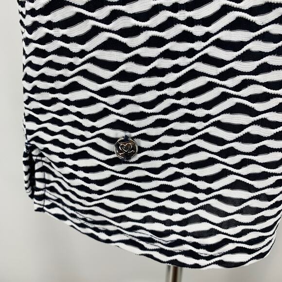 Daily Sports Shirt Womens S Small Multi Lyon Golf Polo Quick Dry Half Placket - Picture 4 of 12
